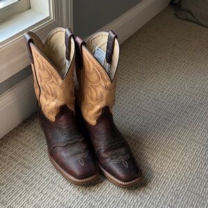 EUC Double H Men's SIZE 13, Brown and Tan Western Work Boots